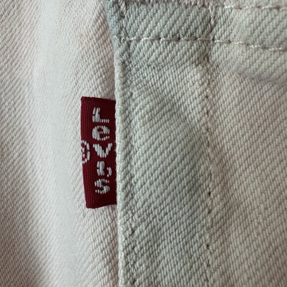 Levis 569 Shorts Mens Size 40 Pink Tie Dye Denim Jean Loose Straight 12” Inseam - Picture 4 of 12